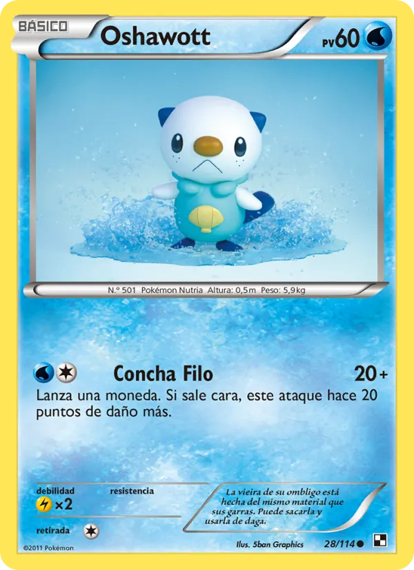 Oshawott (Black & White #28/114)