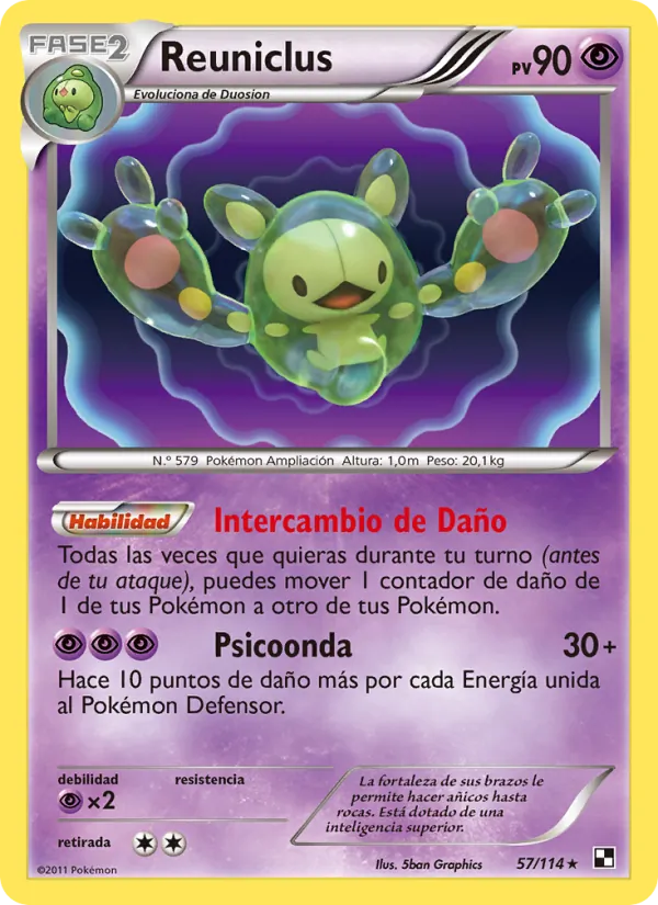 Reuniclus (Negro y Blanco #57/114)
