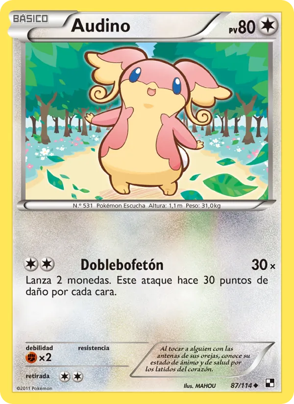 Audino (Negro y Blanco #87/114)