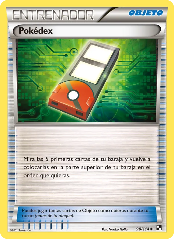 Pokédex (Negro y Blanco #98/114)