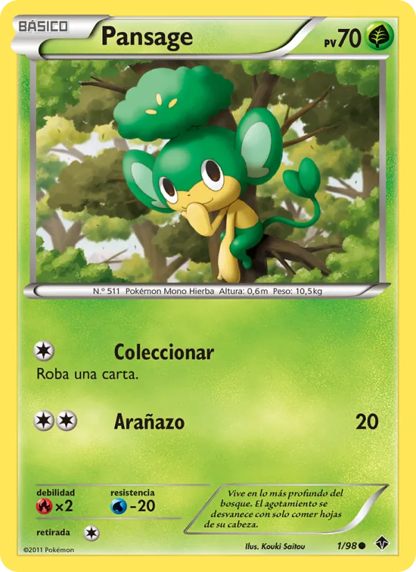 Pansage (Fuerzas Emergentes #1/98)