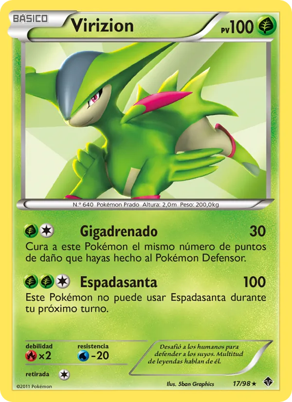 Virizion (Fuerzas Emergentes #17/98)