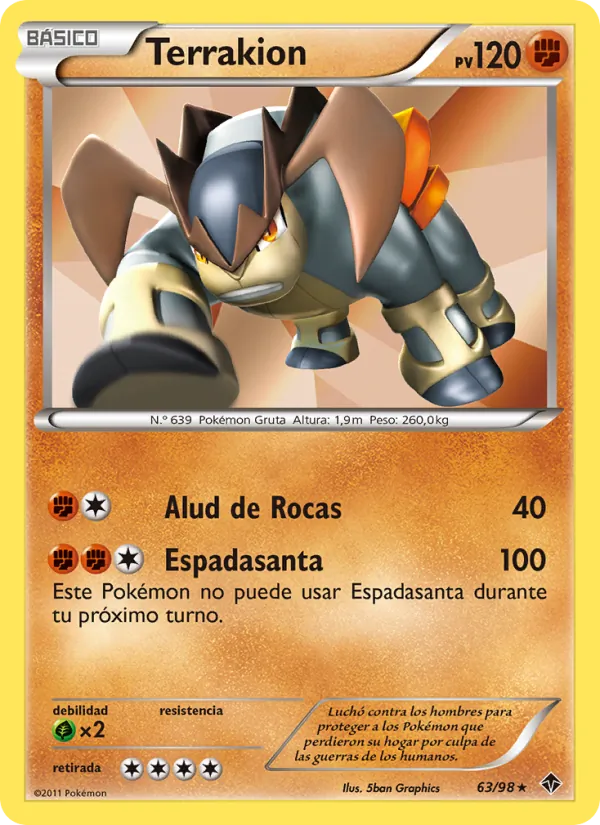 Terrakion (Emerging Powers #63/98)