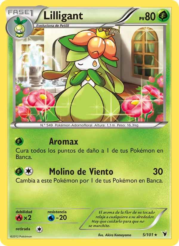 Lilligant (Nobles Victorias #5/101)