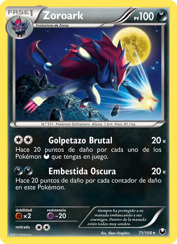Zoroark (Oscuros Exploradores #71/108)