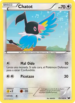 Chatot (Oscuros Exploradores #85/108)