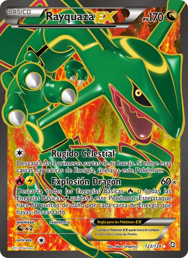 Rayquaza-EX (Dragones Majestuosos #123/124)
