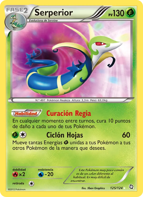Serperior (Dragones Majestuosos #125/124)