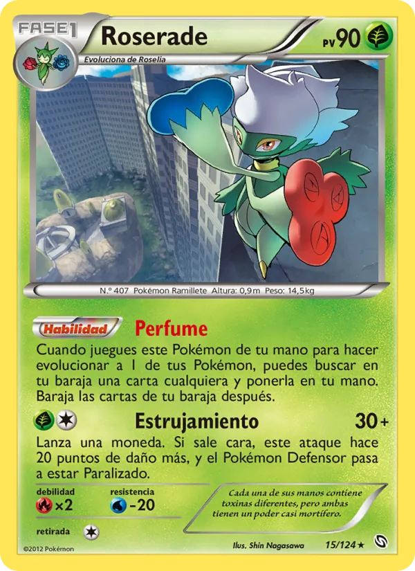 Roserade (Dragones Majestuosos #15/124)