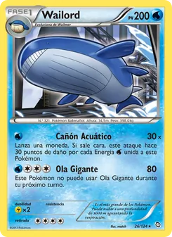 Wailord (Dragones Majestuosos #26/124)