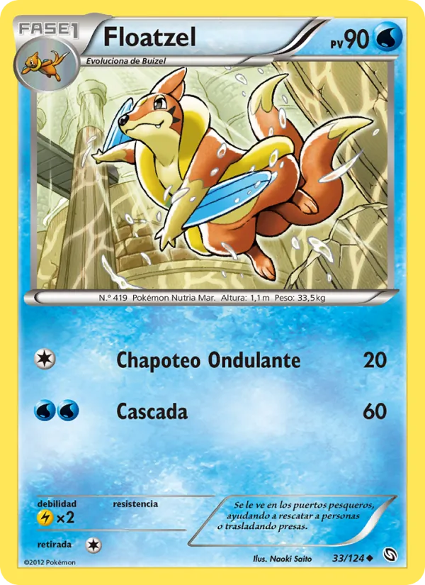 Floatzel (Dragones Majestuosos #33/124)