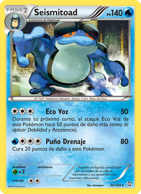 Seismitoad (Dragons Exalted #36/124)