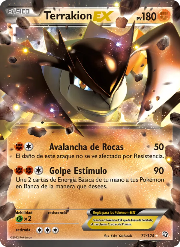 Terrakion-EX (Dragons Exalted #71/124)