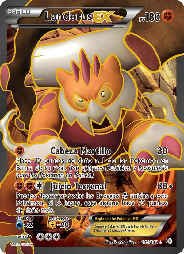 Landorus-EX (Fronteras Cruzadas #144/149)