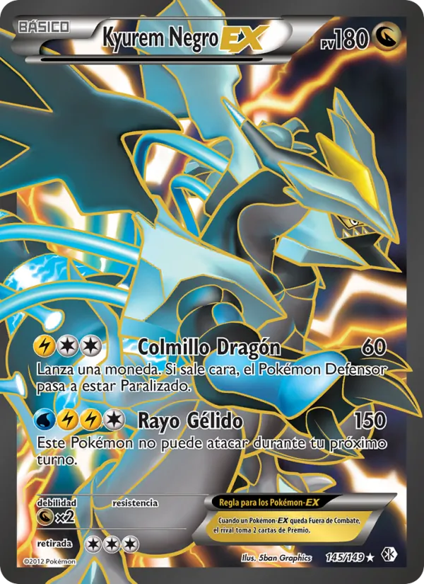 Kyurem Negro-EX (Boundaries Crossed #145/149)