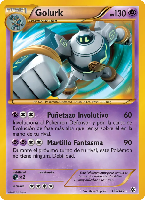 Golurk (Fronteras Cruzadas #150/149)