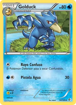 Golduck (Fronteras Cruzadas #34/149)