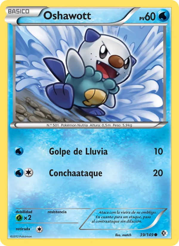 Oshawott (Fronteras Cruzadas #39/149)