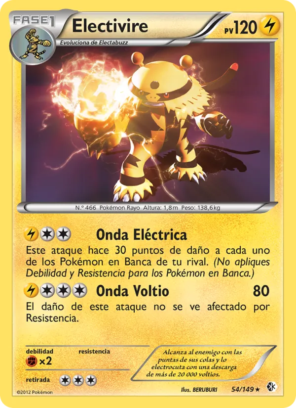Electivire (Fronteras Cruzadas #54/149)