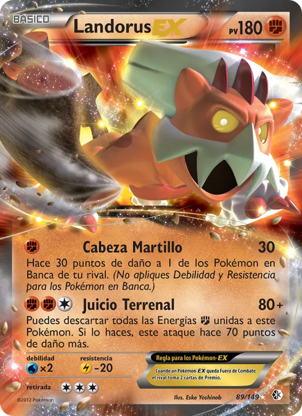 Landorus-EX (Boundaries Crossed #89/149)