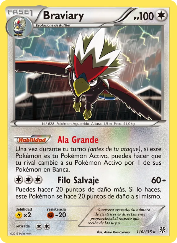 Braviary (Tormenta Plasma #116/135)