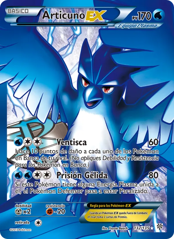 Articuno-EX (Tormenta Plasma #132/135)