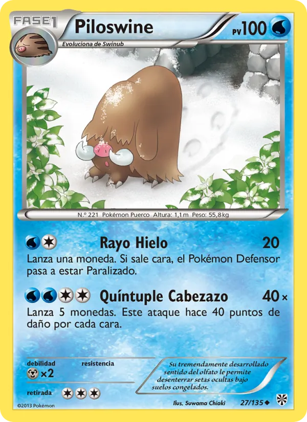 Piloswine (Plasma Storm #27/135)