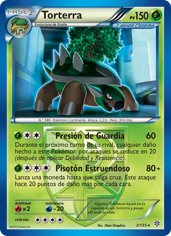Torterra (Tormenta Plasma #3/135)