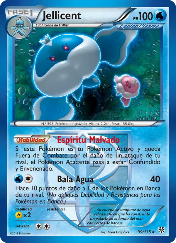 Jellicent (Plasma Storm #39/135)