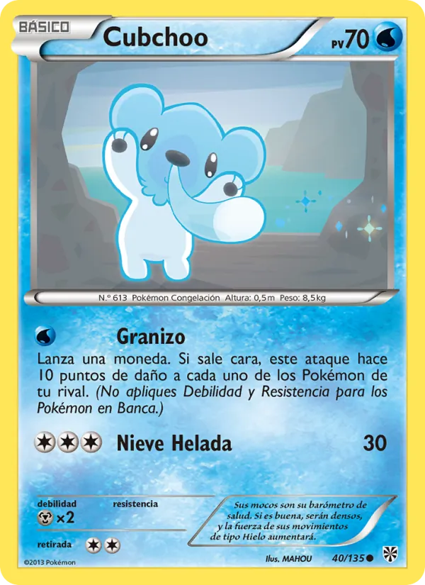 Cubchoo (Tormenta Plasma #40/135)