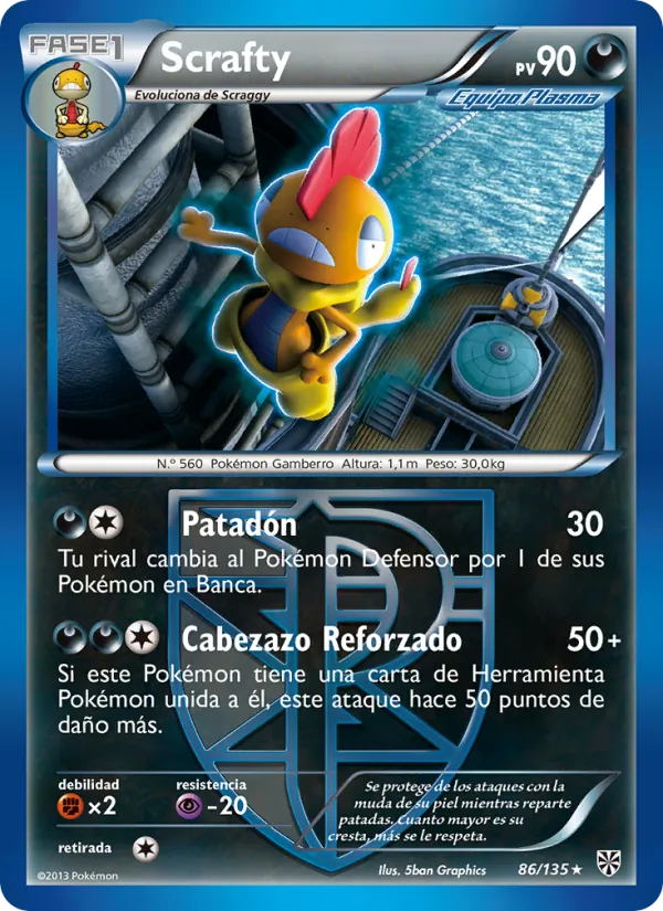 Scrafty (Tormenta Plasma #86/135)