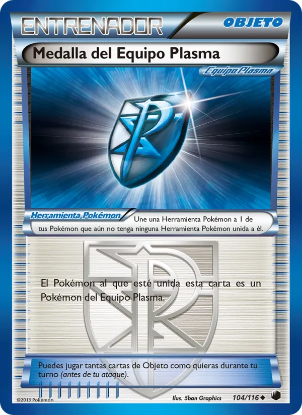 Medalla del Equipo Plasma (Plasma Freeze #104/116)