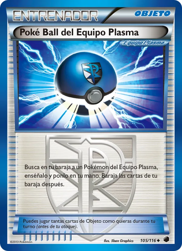 Poké Ball del Equipo Plasma (Glaciación Plasma #105/116)