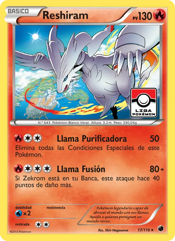 Reshiram (Glaciación Plasma #17/116)