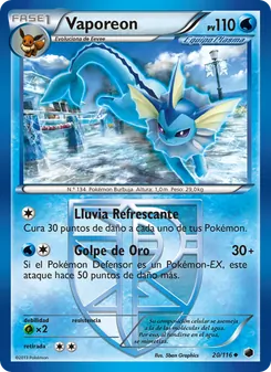 Vaporeon (Glaciación Plasma #20/116)