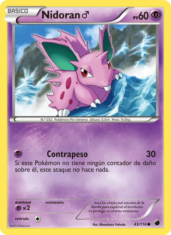 Nidoran♂ (Plasma Freeze #43/116)