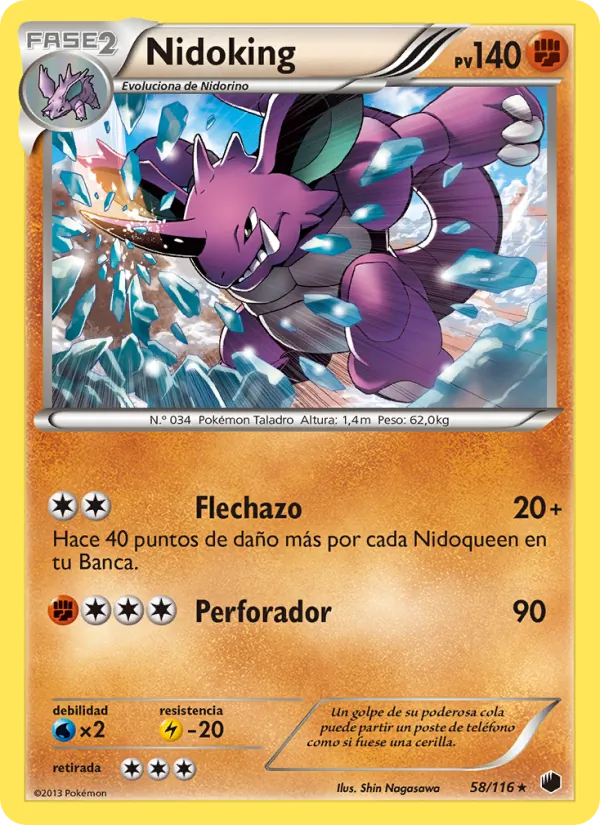Nidoking (Glaciación Plasma #58/116)