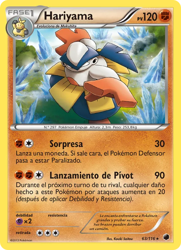 Hariyama (Plasma Freeze #63/116)