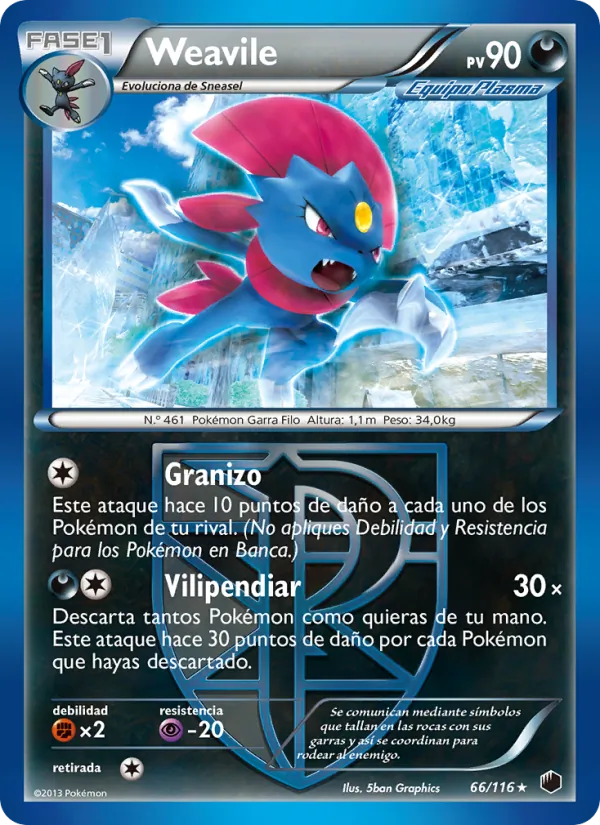 Weavile (Plasma Freeze #66/116)