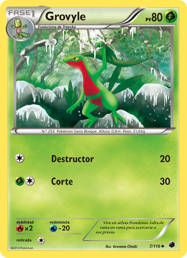 Grovyle (Glaciación Plasma #7/116)