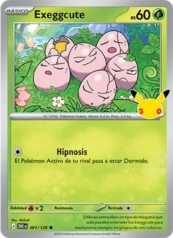 Exeggcute (Celebración 30.º Aniversario #001/128)