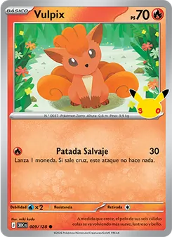 Vulpix (Celebración 30.º Aniversario #009/128)