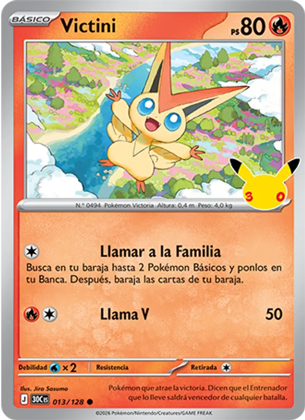 Victini (Celebración 30.º Aniversario #013/128)