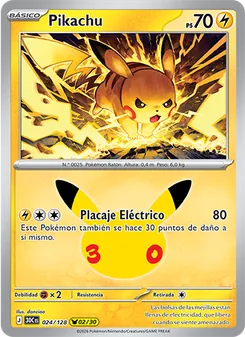 Pikachu (Celebración 30.º Aniversario #024/128)