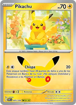 Pikachu (Celebración 30.º Aniversario #025/128)