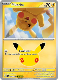 Pikachu (Celebración 30.º Aniversario #026/128)