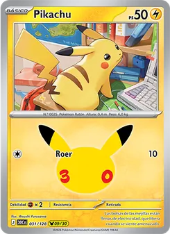 Pikachu (Celebración 30.º Aniversario #031/128)