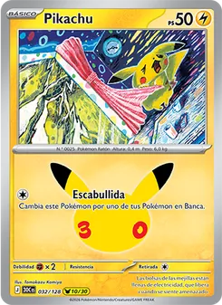 Pikachu (Celebración 30.º Aniversario #032/128)