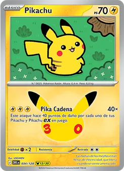 Pikachu (Celebración 30.º Aniversario #034/128)