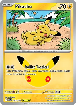 Pikachu (Celebración 30.º Aniversario #043/128)